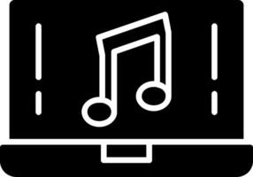 Music Glyph Icon vector