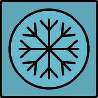 Ac Line Filled Icon vector