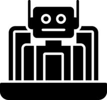 Robot Glyph Icon vector