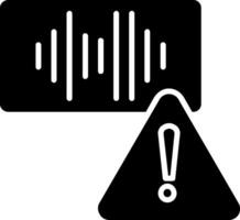 Error Glyph Icon vector