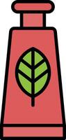 Hand Cream Line Filled Icon vector