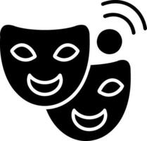 Drama Glyph Icon vector