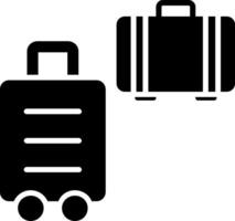 Bags Glyph Icon vector