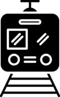 Train Glyph Icon vector