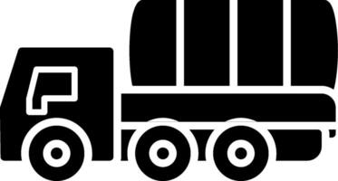 Lorry Glyph Icon vector