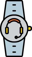 Music Line Filled Icon vector