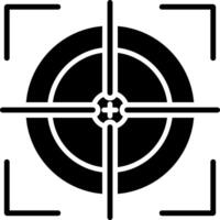 Scope Glyph Icon vector