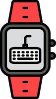 Keyboard Line Filled Icon vector