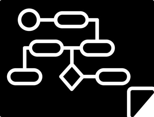 Work Flow Process Glyph Icon