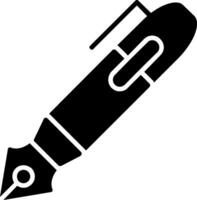 Pen Glyph Icon vector