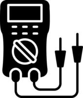 Multimeter Glyph Icon vector