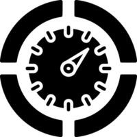 Dial Glyph Icon vector