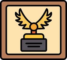 Frame Line Filled Icon vector