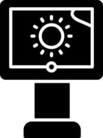 Thermal Imaging Glyph Icon vector