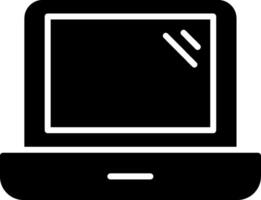 Laptop Glyph Icon vector