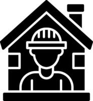 House Glyph Icon vector