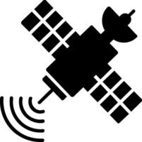 icono de glifo satelital vector