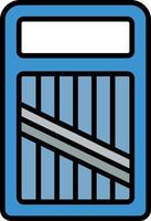 Slicer Line Filled Icon vector