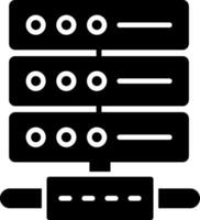 Server Glyph Icon vector