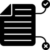 Tasks Glyph Icon vector