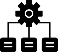 Tasks Glyph Icon vector