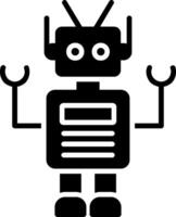 Robot Glyph Icon vector