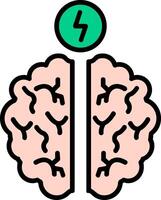 Neurosurgery Line Filled Icon vector