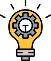 Innovation Line Filled Icon vector