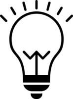 Idea Glyph Icon vector