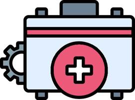 Medical Line Filled Icon vector