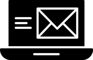 Email Glyph Icon vector