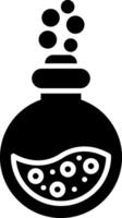 Flask Glyph Icon vector