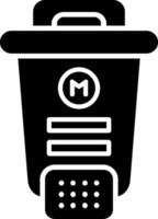 Ink Glyph Icon vector