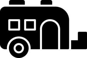 Caravan Glyph Icon vector