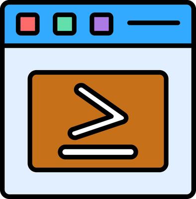Greater Than Line Filled Icon
