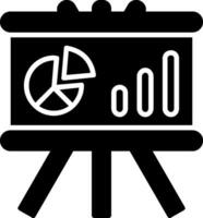 Whiteboard Glyph Icon vector