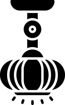 Lamp Glyph Icon
