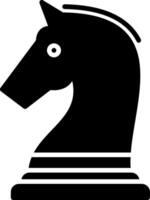 Chess Glyph Icon vector