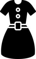 Dress Glyph Icon vector