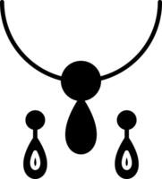 Jewelry Glyph Icon vector
