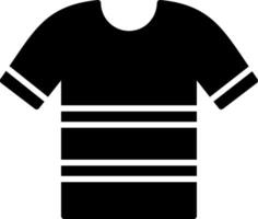 icono de glifo de camisa vector