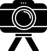 Camera Glyph Icon vector