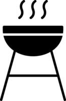 Grill Glyph Icon vector