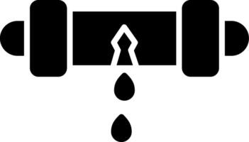 Leak Detector Glyph Icon vector