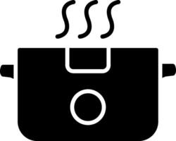 Boiling Glyph Icon vector