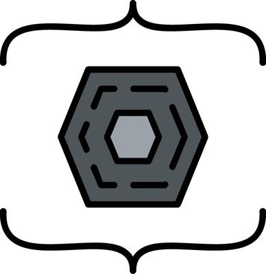 Bracket Line Filled Icon