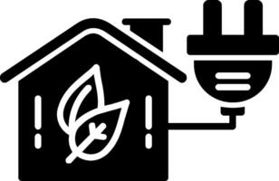 Energy Efficiency Glyph Icon vector