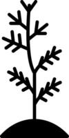 Plant Glyph Icon vector