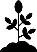 Plant Glyph Icon vector