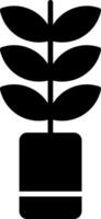 Plant Glyph Icon vector